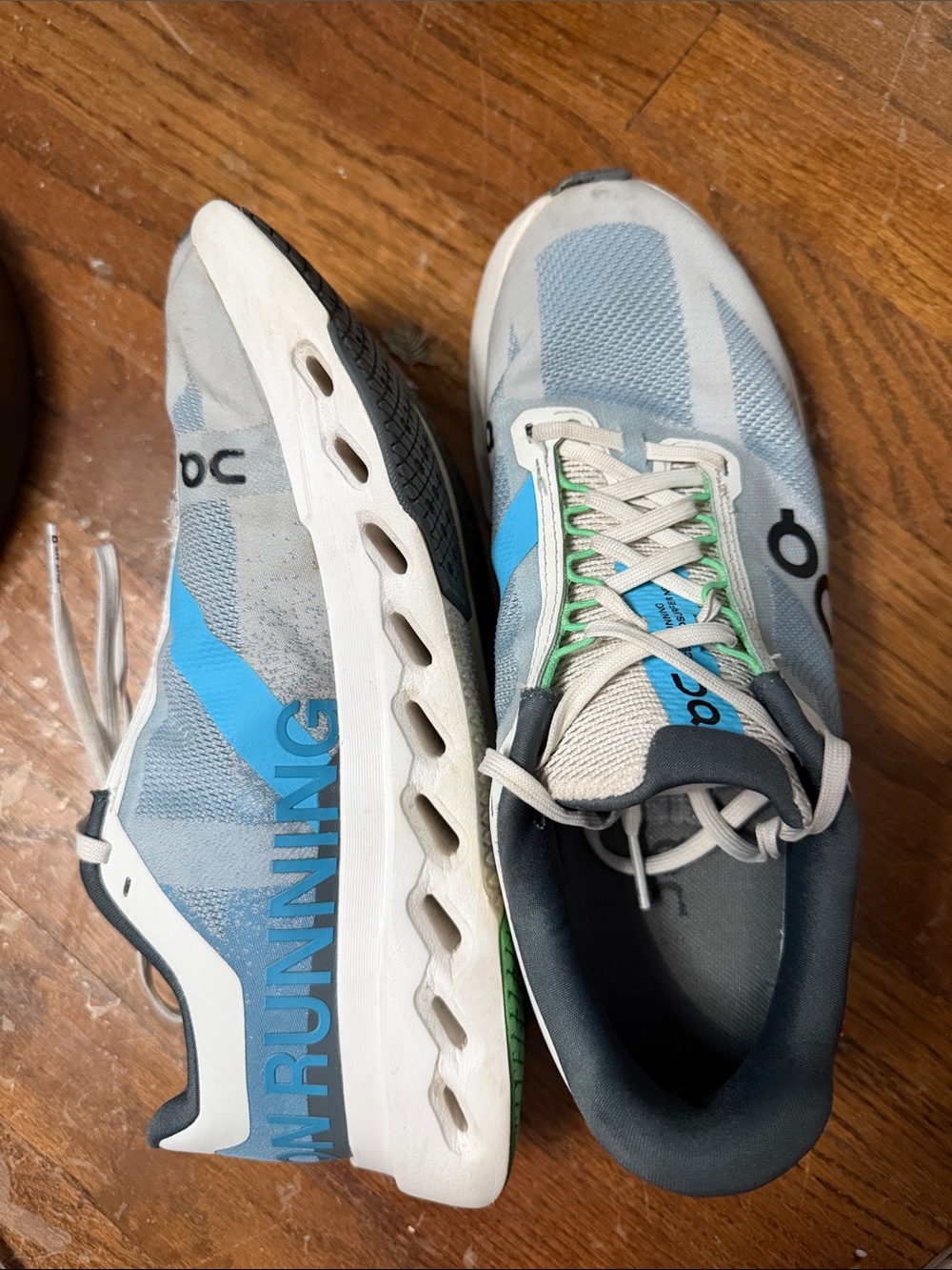 On Running Women’s Cloud Light Blue/White Running Shoes